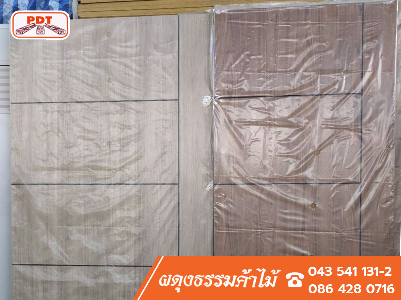 บานประตูไม้ ร้อยเอ็ด - ผดุงธรรมค้าไม้